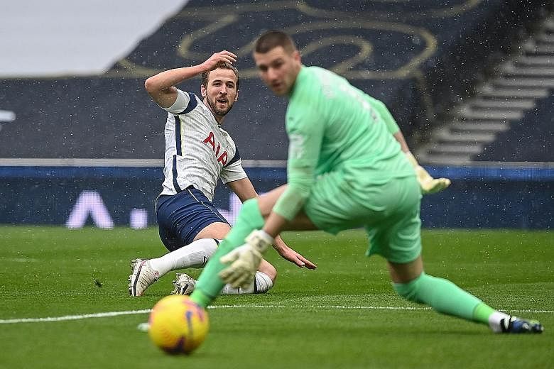 Harry Kane netting past West Brom goalkeeper Sam Johnstone to open accounts for Spurs. The 2-0 win was just their third in 11 games but manager Jose Mourinho is hopeful things will improve with Kane back in action.