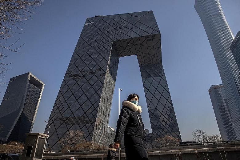 Beijing has threatened retaliation after Britain's broadcast regulator Ofcom revoked CGTN's licence. CGTN is owned by state-owned broadcaster China Central Television, whose headquarters (above) is in Beijing.