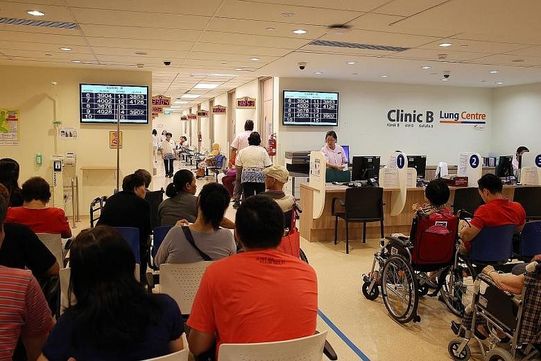MOH said the insurers' changes, together with other efforts by the Government such as publication of fee benchmarks, "will further encourage prudent use of healthcare services, and keep healthcare costs sustainable". ST FILE PHOTO