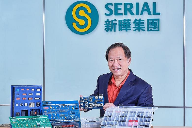 Serial System's executive chairman Derek Goh Bak Heng says that one thing he has learnt from the events of the past few years is to never overly rely on any single customer or any single business. PHOTO: SERIAL SYSTEM