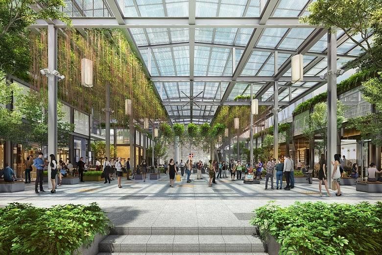 Midtown Market, which will have a hanging garden over a public space, is one of the features of Guoco Midtown. Slated for completion in phases starting from 2022, Guoco Midtown is a 3.2ha mixed-use mega-development on Beach Road and Tan Quee Lan Stre