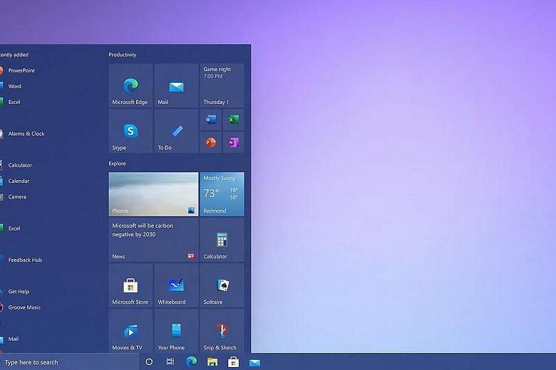 The more streamlined Windows 10 Start menu introduced in an update of the operating system in October last year. Give your personal computer more space by uninstalling old programs and clearing out large files.