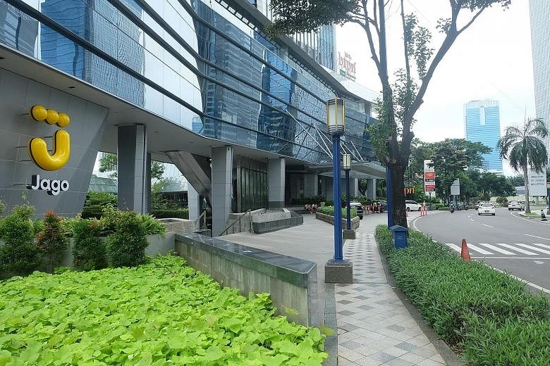 Bank Jago's headquarters in Central Jakarta. The bank will take a consumer-centric approach, said its commissioner. ST PHOTO: WAHYUDI SOERIAATMADJA
