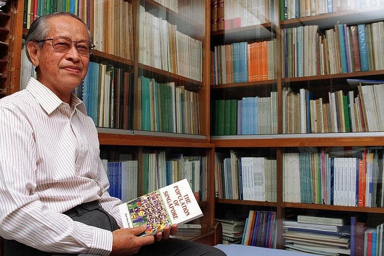 In the course of Professor Saw Swee Hock's distinguished academic career, he took up visiting positions in prestigious universities such as Princeton, Stanford, Cambridge and the London School of Economics. He died on Tuesday at the age of 89. ST FIL