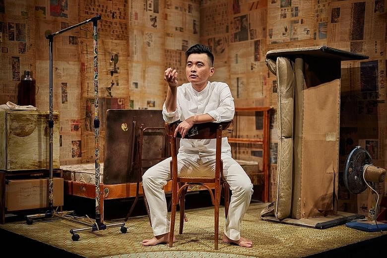 Liu Xiaoyi (above) stars in Citizen X, presented by The Finger Players and Esplanade as part of the Huayi Festival.