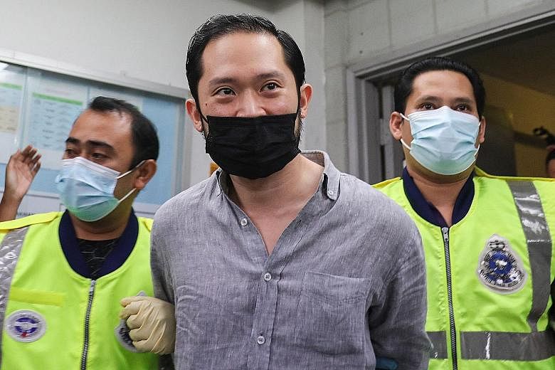 Sugarbook founder Chan Eu Boon was charged with intention to cause fear. PHOTO: AGENCE FRANCE-PRESSE