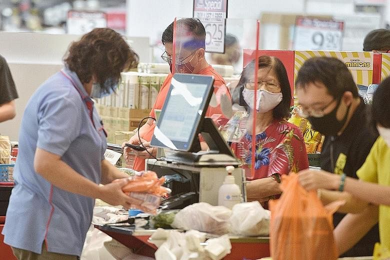 National Trades Union Congress deputy secretary-general Koh Poh Koon called for a greater range of salary increases for low-wage workers over the next five to 10 years. PHOTO: MINISTRY OF COMMUNICATIONS AND INFORMATION Thousands of low-wage workers i