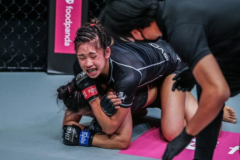 MMA: Victoria Lee, 16, wins by submission on her One Championship debut |  The Straits Times