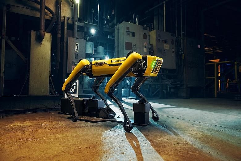 Digidog, a 32kg robotic dog, can see in the dark and assess how safe it is for police officers to enter an apartment where there may be a threat.