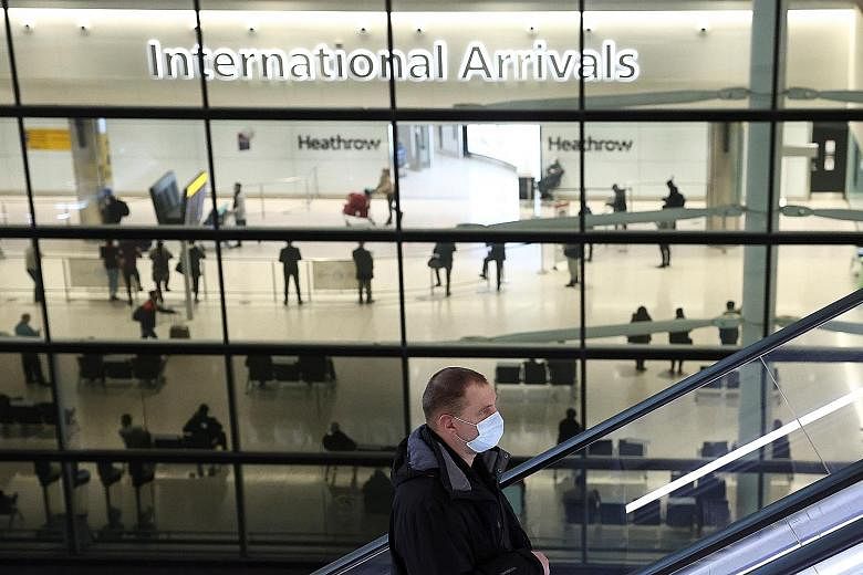 Heathrow Airport amid the Covid-19 outbreak in London last month. In Britain, a concierge service is offering trips to Dubai for a whopping £40,000 (S$74,000). A so-called vaccine holiday includes first-class flights, accommodation and shots of the 