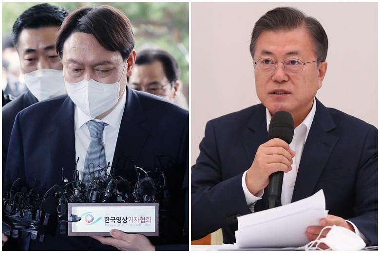 South Korea's Top Prosecutor Resigns In Fight With President Moon Over ...