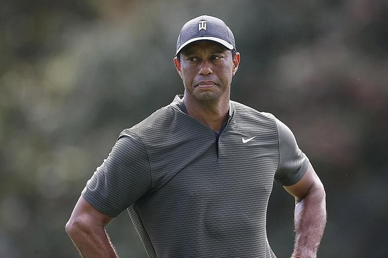 Tiger Woods suffered multiple injuries to his right leg in last week's crash.