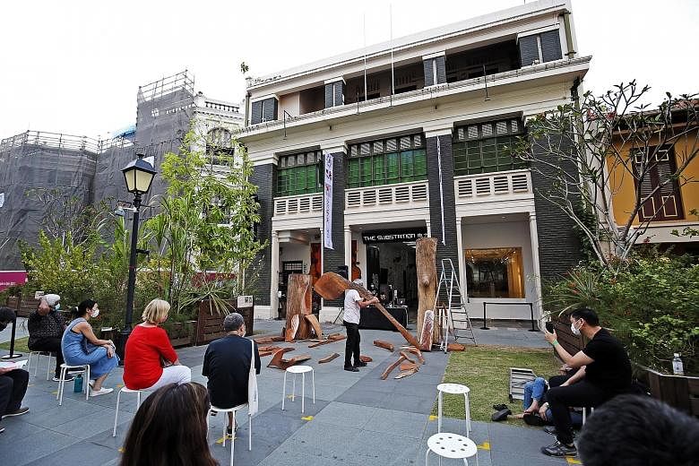 Responding to NAC's statement that The Substation (above) "incurred more than $1.5 million in salaries and other manpower costs", the arts venue said the figure is the total cost for three financial years. PHOTO: LIANHE ZAOBAO