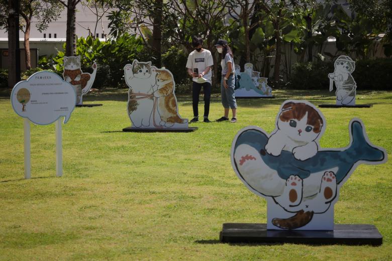 A tribute to cats at Singapore's Malay Heritage Centre The Straits Times