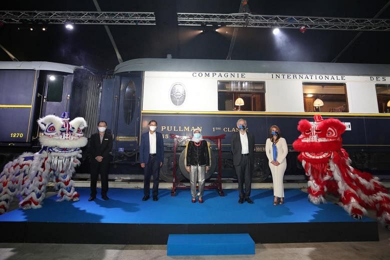 First look: Orient Express original train pop-up attraction at Gardens By  The Bay - CNA Lifestyle