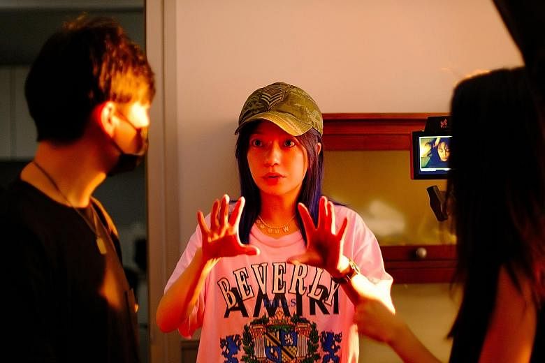 Magic Mirror, starring Chinese actress Qi Xi (left), is part of the Hear Her series. The episode, as well as another in the eight-part series, was directed by Chinese star Vicki Zhao (below centre).