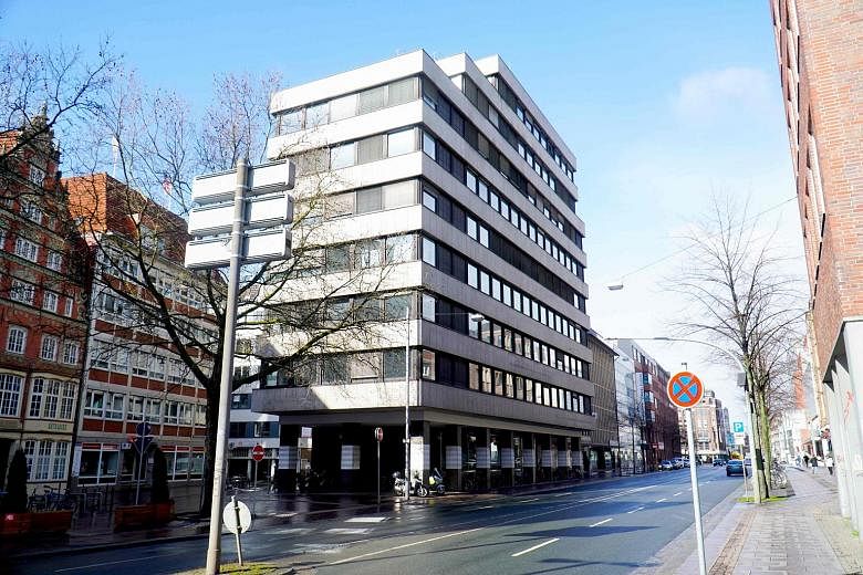 The building in Bremen, Germany, that houses the headquarters of Greensill Bank. Germany's bank regulator said it had uncovered evidence that assets linked to tycoon Sanjeev Gupta listed on the bank's balance sheet did not exist. PHOTO: AGENCE FRANCE