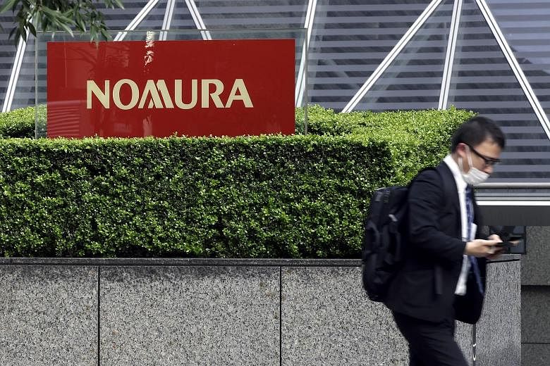 Archegos' failure to meet its margin calls forced big banks, including Nomura, Credit Suisse, UBS, Deutsche Bank, Goldman Sachs and Morgan Stanley, to liquidate their stock holdings at deep losses. PHOTO: BLOOMBERG