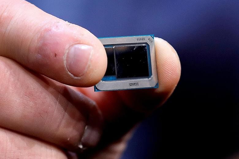 An Intel Tiger Lake chip. Hundreds of different kinds of chips make up the global silicon industry, with the flashiest ones running powerful computers or the shiny smartphone in your pocket.