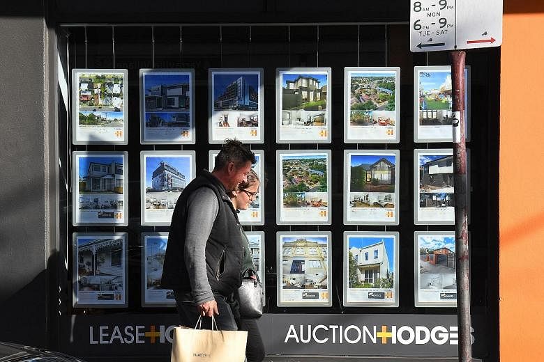 Houses listed for sale or auction in Melbourne. A spike in prices has prompted more calls for the federal government to follow New Zealand's cooling measures which include mandating investors to hold a property for 10 years, instead of five, if they 