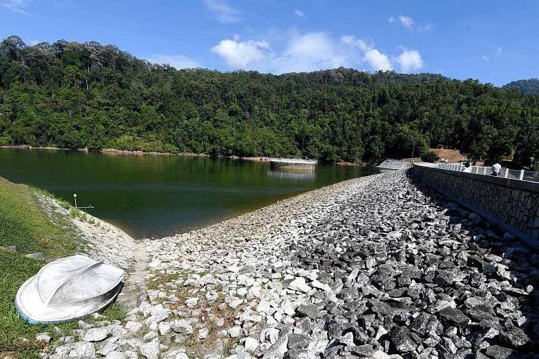 The Air Itam dam in Penang. Industry experts and engineers acknowledge that Penang is one of the few states in Malaysia with a sound water management policy. PHOTO: BERNAMA