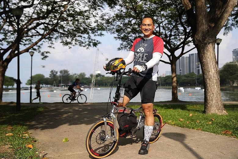 Mehar Mukesh Muni, who is making his maiden foray into the OCBC Cycle, says the sport lets him explore the island, among other things.