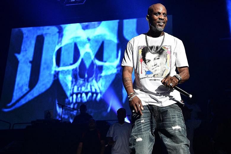 Hip-hop star DMX at Barclays Center in New York City in this photo taken on June 28, 2019. He died last Friday, aged 50.