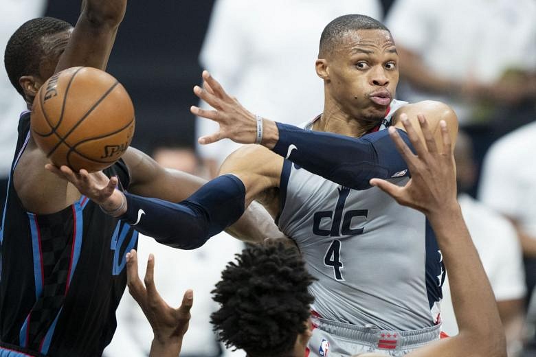 Westbrook's triple-double lifts Wizards to 7th straight win