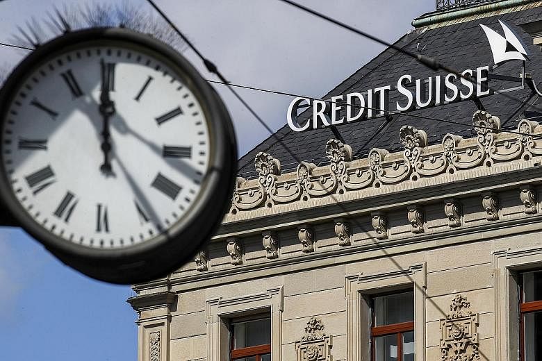 The Credit Suisse Group headquarters in Zurich. Nomura Holdings and Credit Suisse Group, the two lenders hit hardest in the Archegos debacle, have started to curb financing in the business with hedge funds and family offices. PHOTO: BLOOMBERG