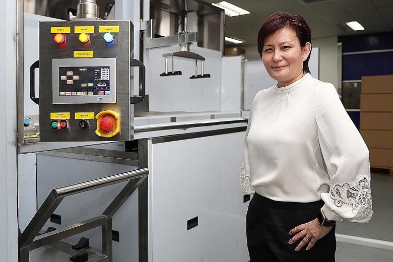 Ms Elise Hong, who had been deputy chairman of Singapore Precision Engineering & Technology Association, is the first woman to head the body since it was founded in 1982. PHOTO: THE BUSINESS TIMES