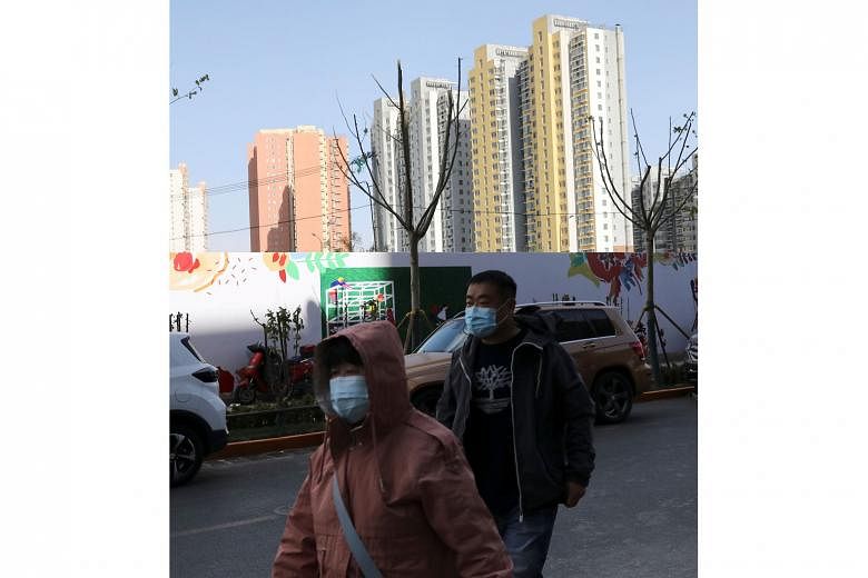 Average new home prices in 70 major Chinese cities grew 0.5 per cent in March from a month earlier, the quickest pace since last August, according to Reuters calculations based on National Bureau of Statistics data. PHOTO: REUTERS