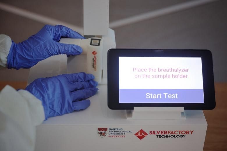How Singapore-made Covid-19 breathalyser works