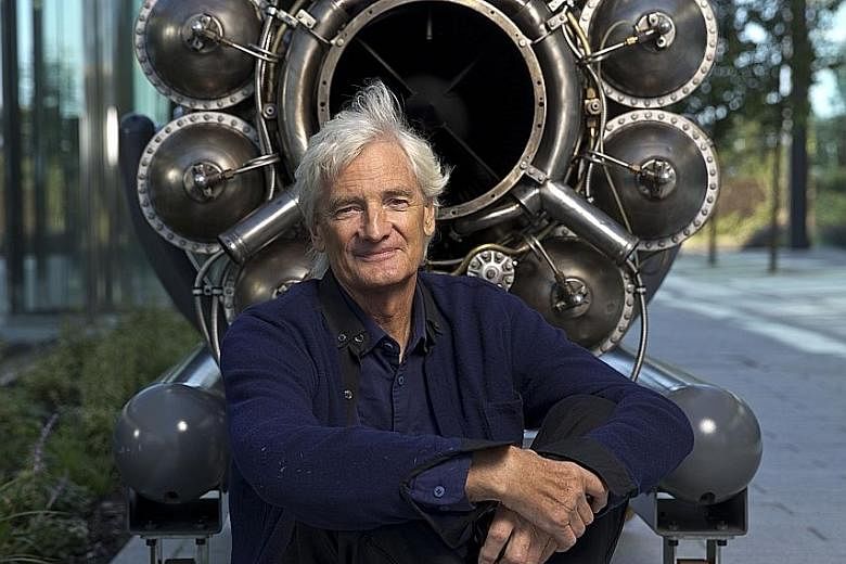 British billionaire James Dyson now primarily lives in Britain, according to filings for firms he controls. A spokesman said nothing has changed and that the group's structure and business rationale underpinning it are unaltered. PHOTO: DYSON