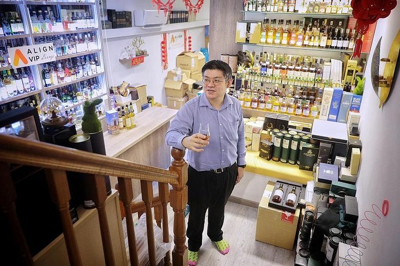 Mr Low Boon Seong, the founder and managing director of human resource consultancy and outsourcing firm Align Group, is also an investor in whiskies. About one-third of his portfolio consists of 3,000 bottles of whisky, including some older bottles o