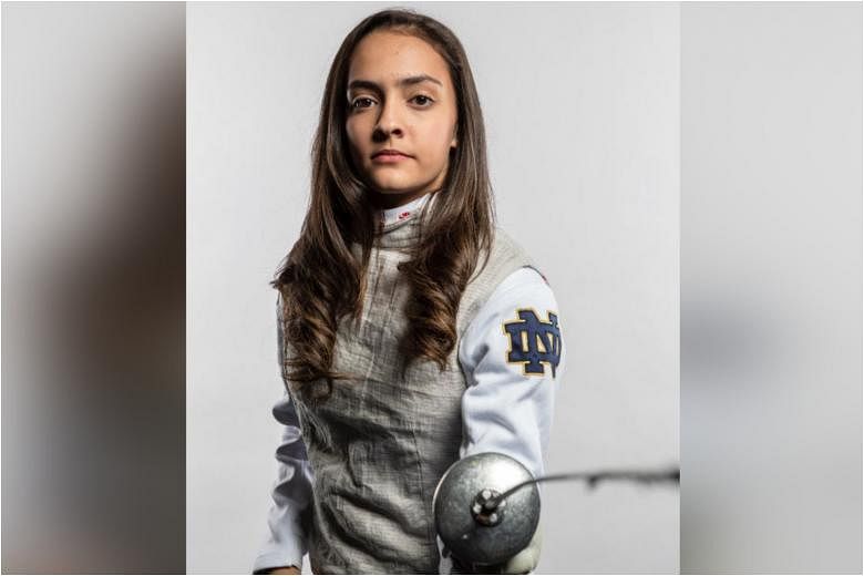 PHOTO: COURTESY OF UNIVERSITY OF NOTRE DAME/FENCING