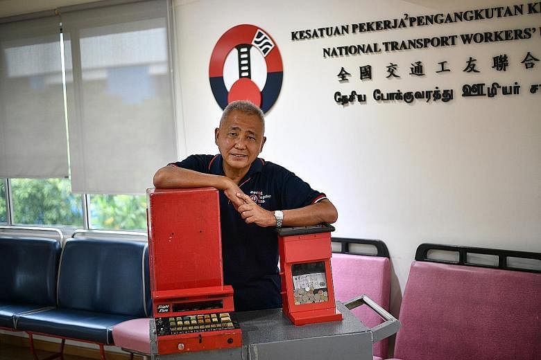 Mr Fang Chin Poh, a public bus driver and the general secretary of the National Transport Workers' Union, spent long hours addressing the concerns of his fellow transport workers amid the Covid-19 outbreak in Singapore.
