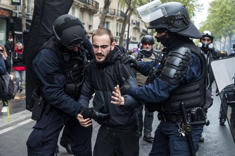 Arrests In Paris As Thousands Join May Day Protests Across France | The ...