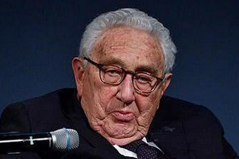 Mr Henry Kissinger said advances in nuclear technology and artificial intelligence - where China and the US are both leaders - have multiplied the doomsday threat.