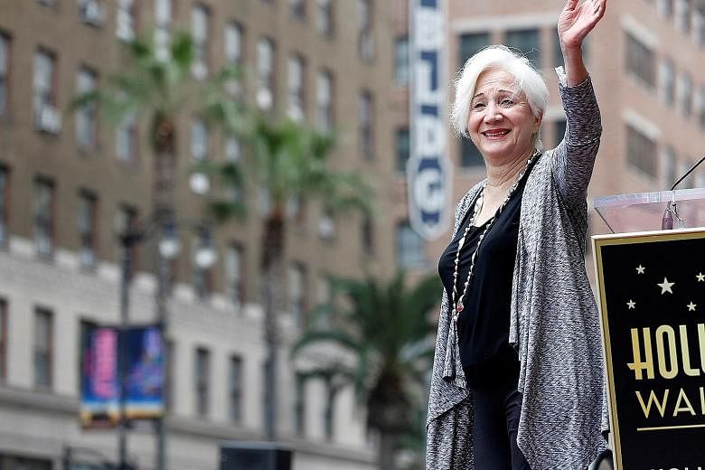 Actress Olympia Dukakis at the unveiling of her star on the Walk of Fame in Los Angeles, California, in May 2013.