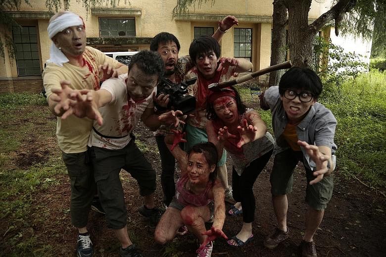 One Cut Of The Dead (2017, right), the original Japanese film by Shinichiro Ueda, was made on a budget of $33,000 and went on to make more than $40 million worldwide.