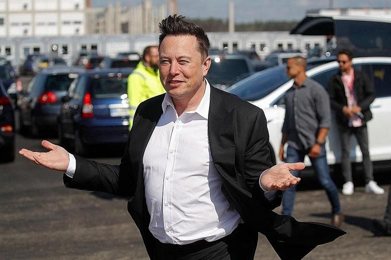 Tesla chief executive Elon Musk is expected to attend the Bloomberg New Economy Forum, which will see high-level discussions on global challenges and solutions. PHOTO: AGENCE FRANCE-PRESSE