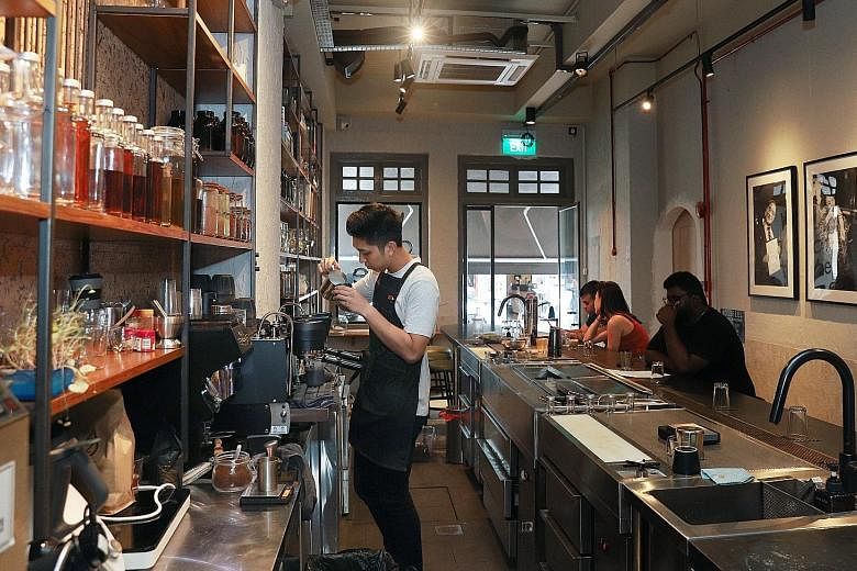 All-day bar No Sleep Club in Keong Saik Road made its debut at No. 8 - the highest new entry on the Asia's 50 Best Bars list this year. ST FILE PHOTO
