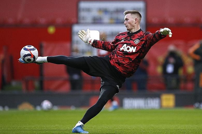 Goalkeeper Dean Henderson (left), defender Victor Lindelof and midfielder Scott McTominay are likely to be in today's starting line-up if United manager Ole Gunnar Solskjaer makes sweeping changes.
