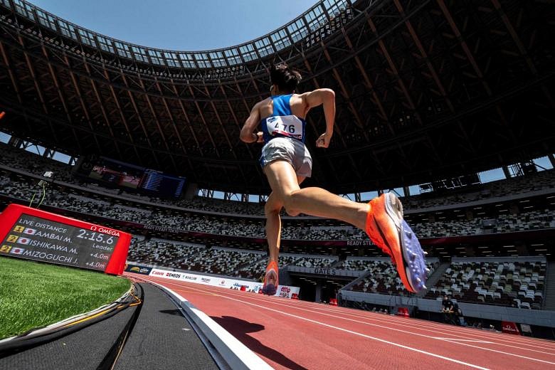 Olympics: Tokyo's Olympic Stadium Holds Track And Field Test Event ...