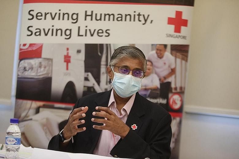 Mr Benjamin William, chief executive of the Singapore Red Cross, noted that a surge in global demand has caused a shortage of medical supplies, and said the SRC is grateful for the outpouring of support from individuals and organisations over the pas