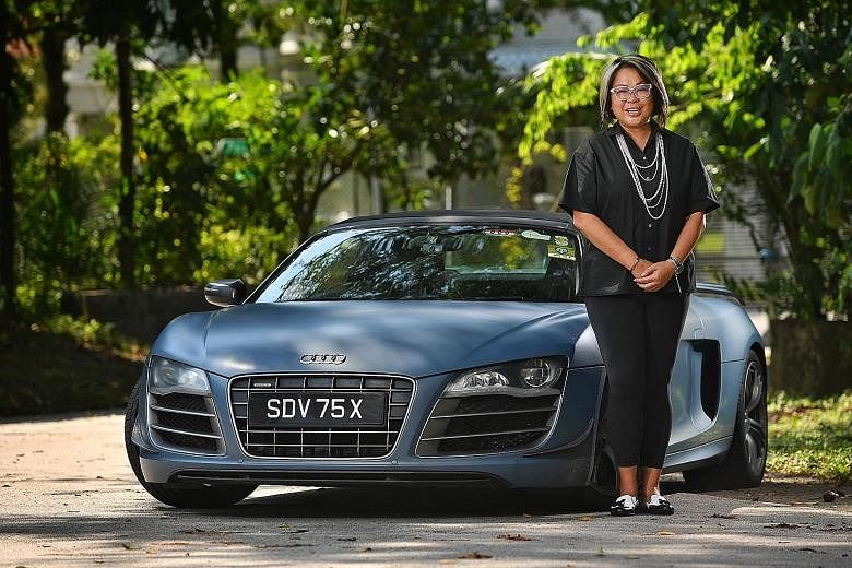 Ms Claudine Ho has driven her Audi R8 GT Spyder to places such as Angkor Wat in Cambodia.