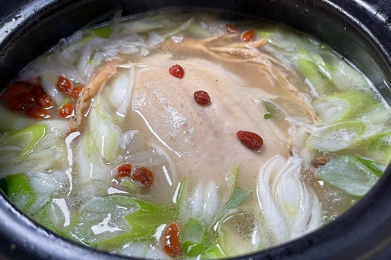 Korean-style ginseng chicken soup is a hearty one-pot dish that is a meal on its own.