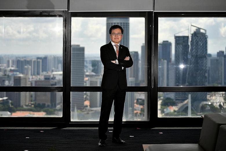 Mr Melvyn Low, OCBC's head of global transaction banking, said the bank will need staff with a very deep appreciation of new technologies like application programming interfaces, or APIs, and blockchain. ST PHOTO: LIM YAOHUI