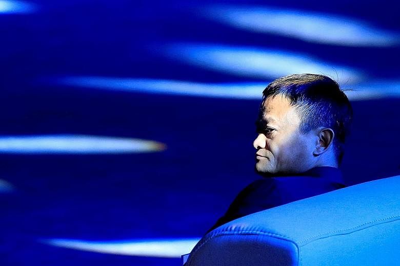 Ant Group's IPO was suspended shortly after its founder Jack Ma publicly criticised regulators. PHOTO: REUTERS Mr Colin Huang, 41, stepped down in March as chairman of e-commerce giant Pinduoduo. PHOTO: BLOOMBERG ByteDance founder Zhang Yiming, 38, s