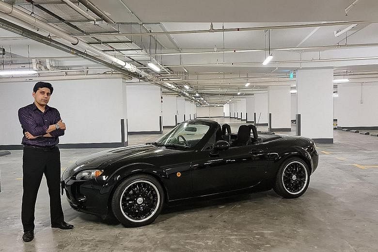 The $82,000 third-generation Mazda MX-5 was partially funded by Dr Pinakin V. Parekh's winnings from the game show, Deal Or No Deal.